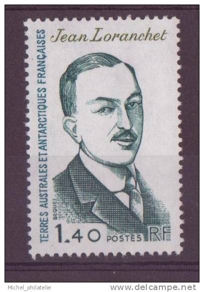 TAFF N° 83** Neuf Sans Charniere Portrait Jean Loranchet - Unused Stamps