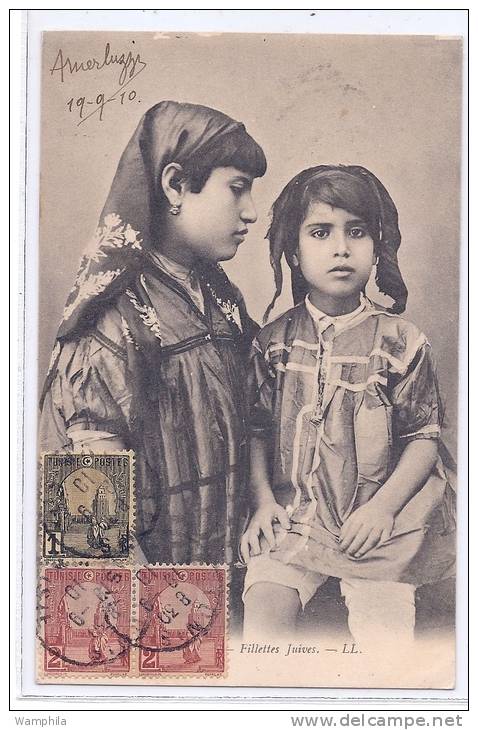 Tunisie Fillettes Juives (JUDAICA) - Tunisie