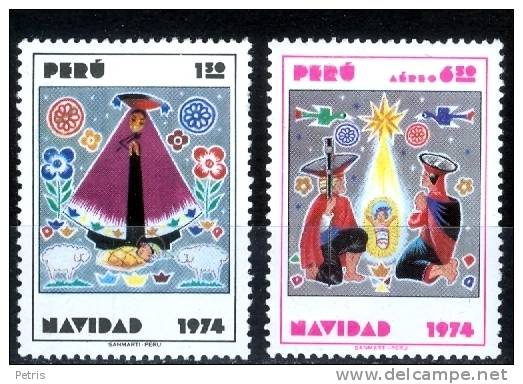 Perù 1974 Christmas MNH - Lot. 410 - Perù