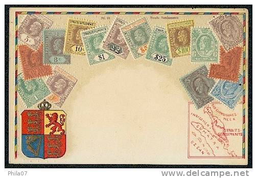 Straits Settlements. No. 90 - Relief Print - Timbres (représentations)