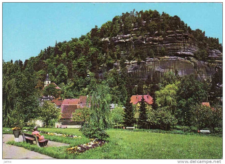 Deutschland - Sachsen, Kurort Oybin, Berg Oybin, Gelaufen Nein - Oybin