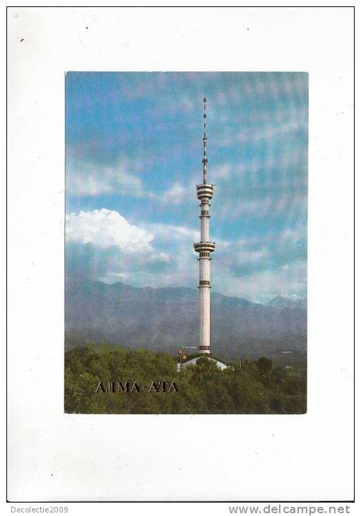 ZS19864 Alma-Ata Tv Tower Not Used Perfect Shape - Kazakhstan
