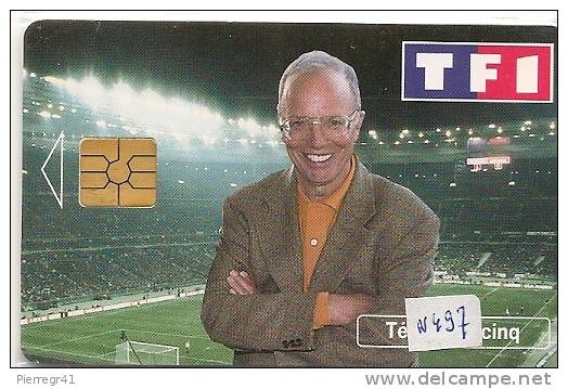 CARTE-PRIVEE-5U-GN 497-05/98-GEM2-TF1-THIERRY ROLAND-STADE-V° Série 7001-UTILISEE-TBE - 5 Eenheden