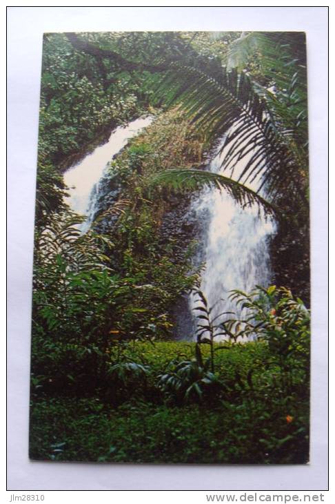 Tahiti - Double Cascade Du District De Faaone - C19680 - Frans-Polynesië