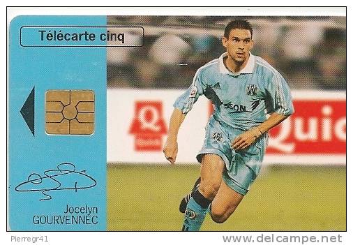 CARTE-PRIVEE-5U-GN 531-GEM2-02/99-QUICK-OM-JOUEUR-GOURVENEC-NEUVE-TBE   -LUXE - 5 Unità