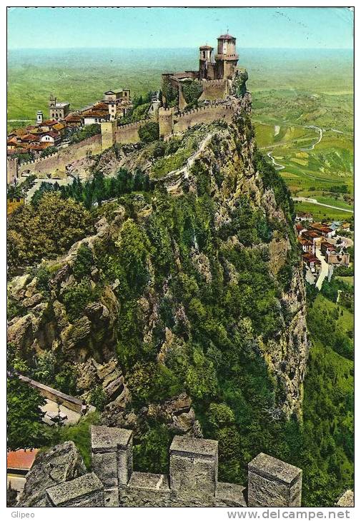 SAN MARINO - LA RUPE E PANORAMA - VG 1969 - San Marino