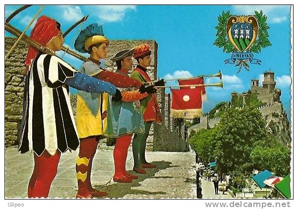 SAN MARINO - PANORAMA E BALESTRIERI COSTUMI TRADIZIONALI - San Marino