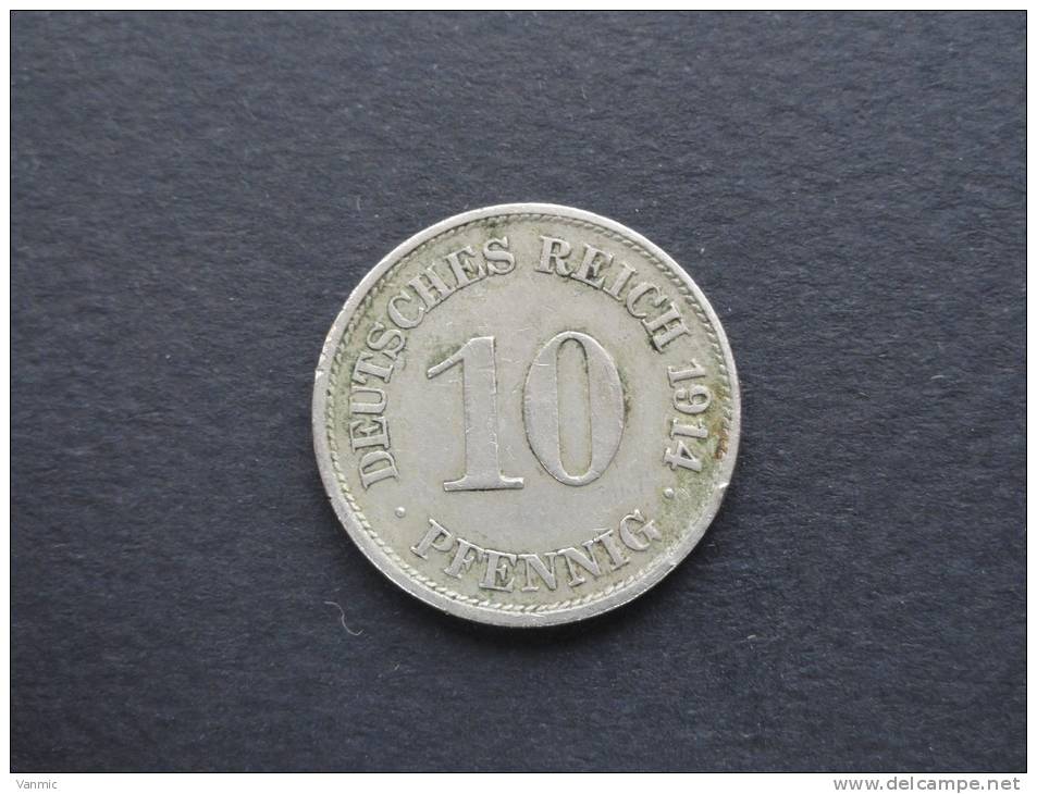 1914 E - 10 Pfennig - Allemagne - 10 Pfennig
