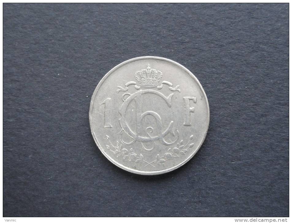 1952 - 1 Franc - Luxembourg - Luxemburgo