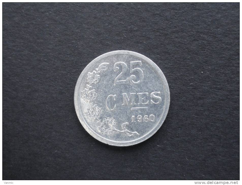 1960 - 25 Centimes - Luxembourg - Luxembourg