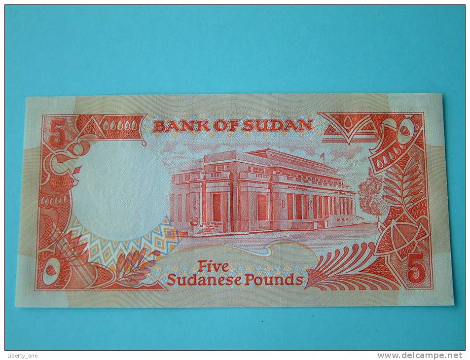 5 POUNDS - 1991 / D/239 436557 ( For Grade, Please See Photo ) ! - Soudan