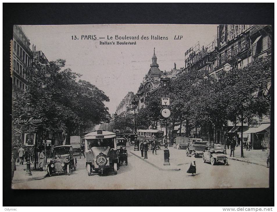 Paris-Le Boulevard Des Italiens 1925 - Ile-de-France