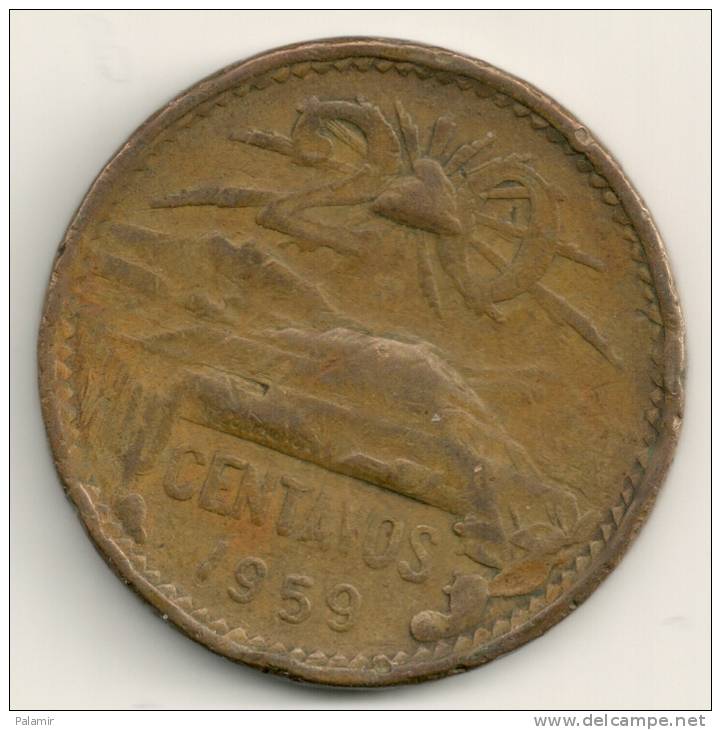 Messico 20 Centavos 1959  -  KM#440 - Mexico