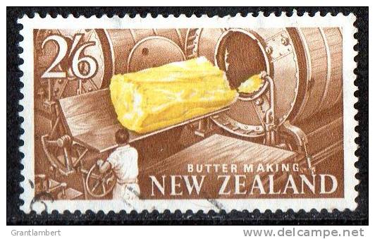 New Zealand 1960 2s6 Butter Making Used - Used Stamps