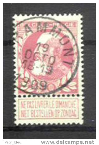 Belgique - Grosse Barbe - N° 74 Obl.  GRAMMONT - 1905 Breiter Bart