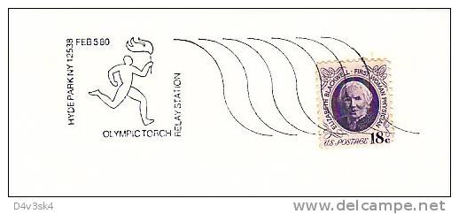 1980 USA Hyde Park NY Torch Relay Lake Placid XIII Olympic Winter Games Jeux Olympiques Olympiade Olimpiadi Olimpiadas - Hiver 1980: Lake Placid
