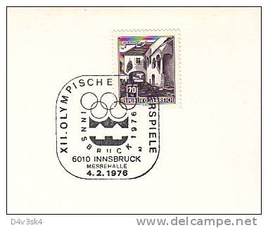 1976 Austria Innsbruck XII Winterspiele Olympic Winter Games Olympics Jeux Olympiques Olympiade Olimpiadi Olimpiadas - Winter 1976: Innsbruck