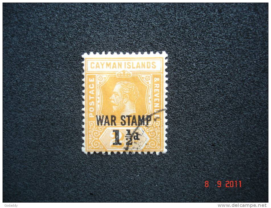 Cayman Is. 1919  K.George V  11/2d On 21/2d   SG59  Used - Iles Caïmans