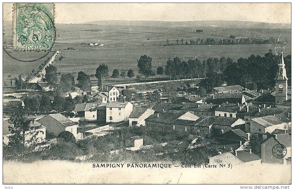 Sampigny Panoramique - Côté Est (carte No 5) - Autres & Non Classés