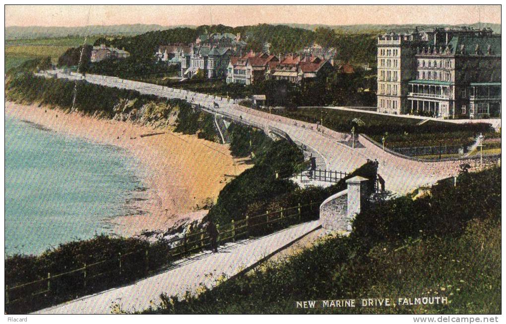 24072    Regno  Unito,    Falmouth,  New  Marine  Drive,  VGSB  1939 - Falmouth