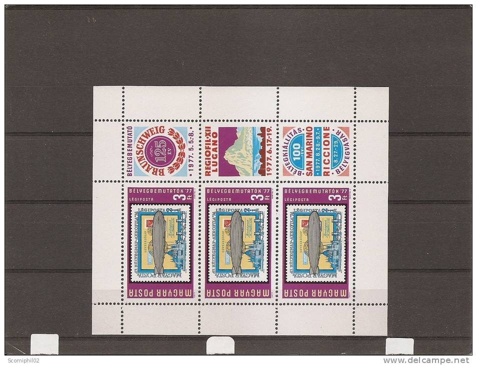 Zeppelins -Timbres Sur Timbres ( PA 391 Xxx -MNH- En Feuille D'émission) - Zeppelines