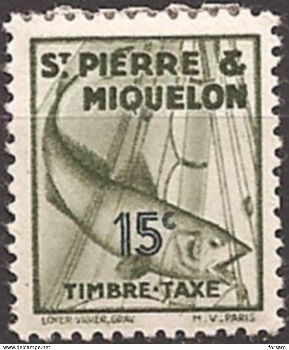 SAINT-PIERRE And MIQUELON..1938..Michel # 34...MLH...Portomarken. - Neufs