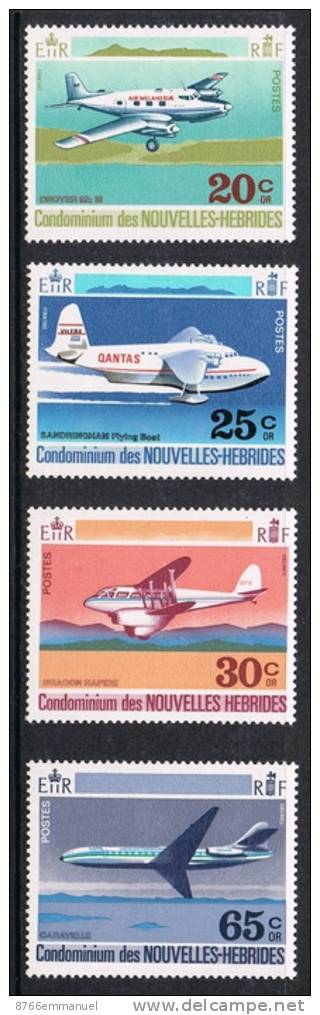 NOUVELLES-HEBRIDES N°257 à 260 N* - Nuovi