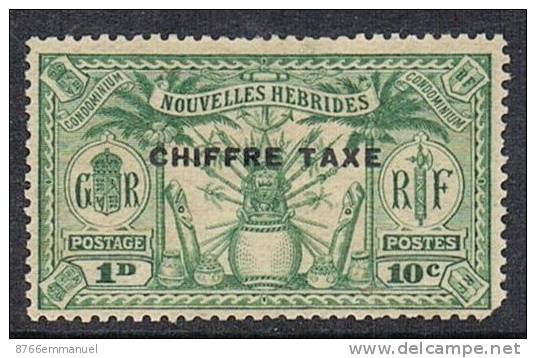 NOUVELLES-HEBRIDES TAXE N°1 N* - Timbres-taxe