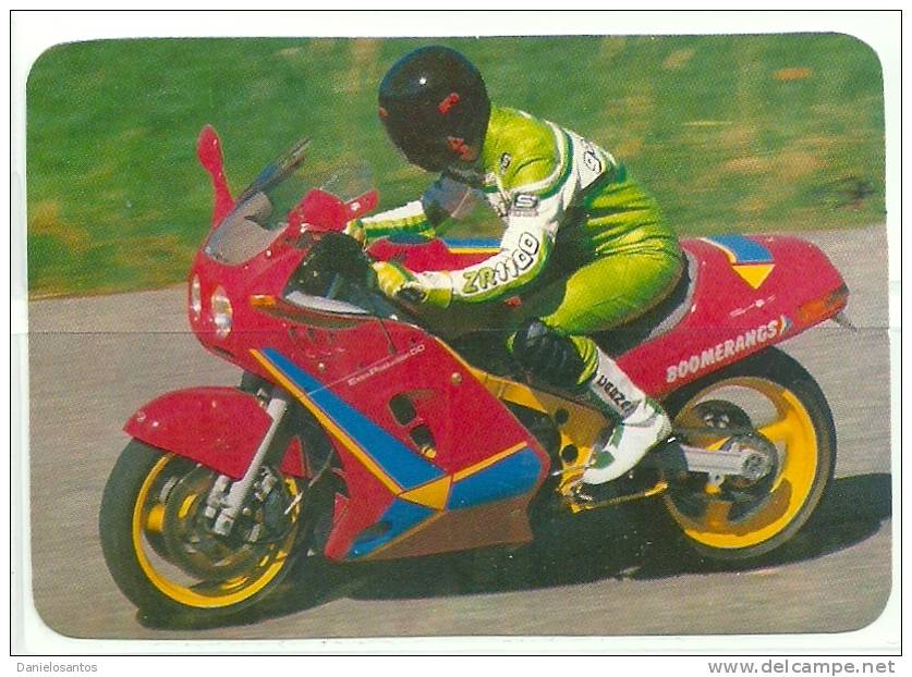 1989 Pocket Poche Bolsillo Calender Calandrier Calendario  Motorbikes Motorcycles Motos Collection with 11