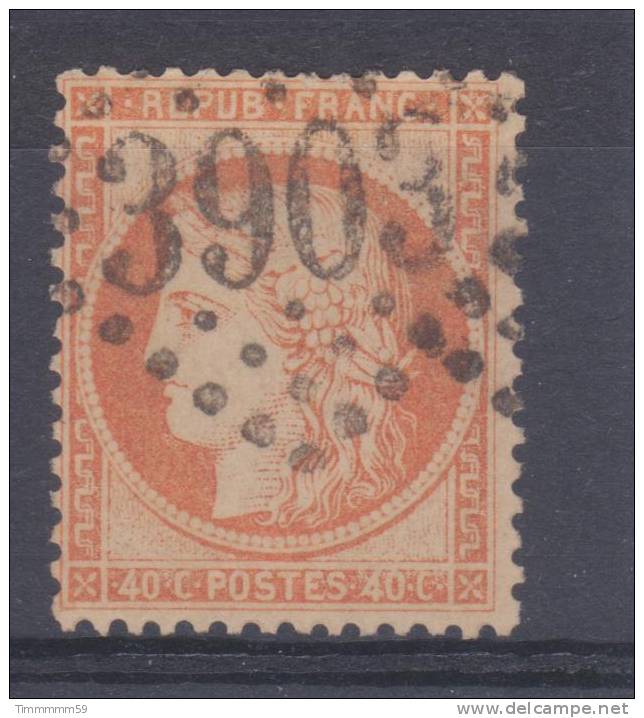 Lot N°16899   Variété/n°38, Oblit GC 3903 TARARE(68), Points Blancs 40C - 1870 Siege Of Paris