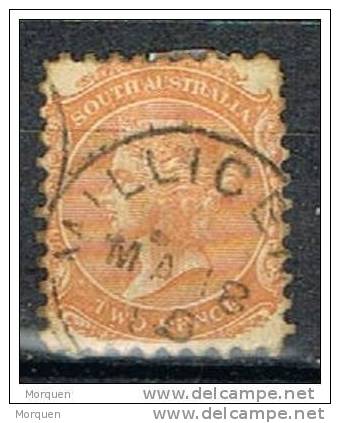 Lote 6 Sellos AUSTRALIA Del SUR 1893. Yvert Num 36, 37, 61a, 75, 76a º - Usados