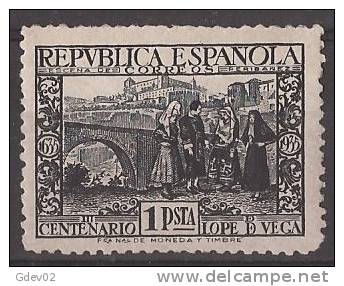 ES693-LA684TCSC.LITERATURA.    Lll CENTENARIO DE LOPE DE VEGA.1935 (693**).sin  Charnela.MAGNIFICO - Otros & Sin Clasificación