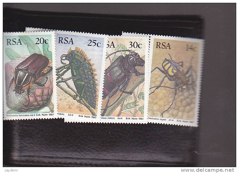 South Africa - Beetles - MNH - Scott # 690-693 - Other & Unclassified