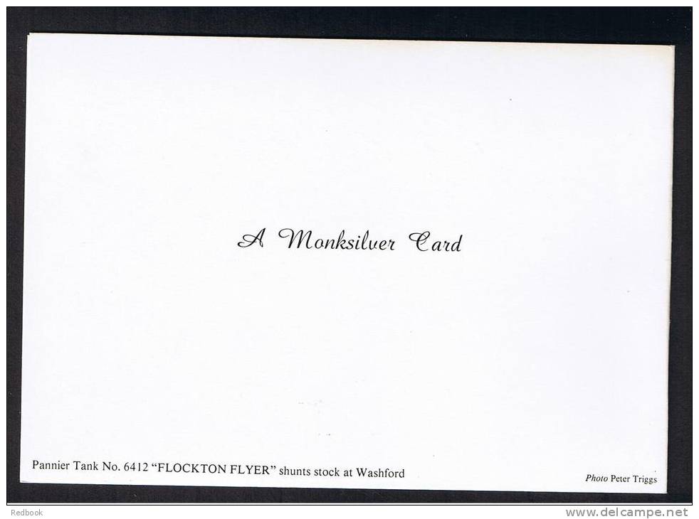 RB 827 - Steam Railway  Unused Greetings Card - Great Western Railway No. 6412 "Flockton Flyer" At Washford - Sonstige & Ohne Zuordnung