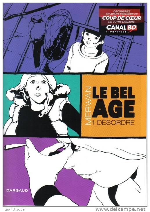 Dossier De Presse Le Bel Age MERWAN Dargaud 2012 - Dossiers De Presse