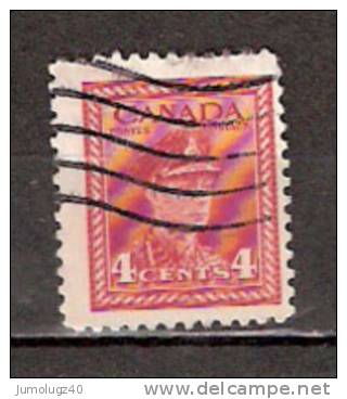 Timbre Canada Y&T N° 209 Oblitéré. 4 Cts. Cote 0.50 € - Used Stamps