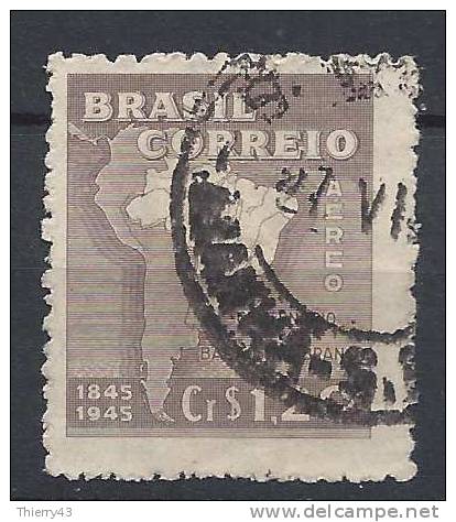 Brasil 1945 - 100th Birthday Of  Baron Of Rio Branco  Y&T PA48  Mi. 669  Used, Obl. Gest. - Luchtpost