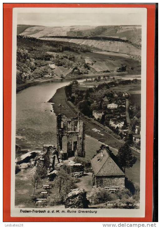 CPA ALLEMAGNE -Traben- Traarbach A. D. M. M. Ruine Grevenburg  .- JAN-ALB- 2012 0064 - Traben-Trarbach