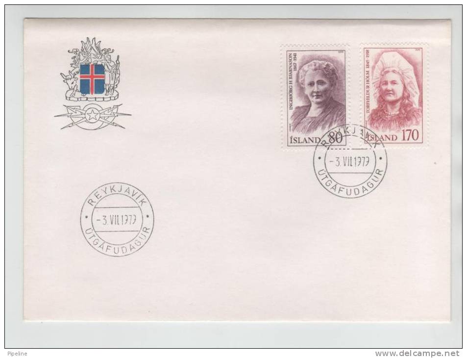 Iceland FDC Famous Icelandic Persons 3-7-1979 - FDC