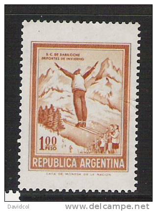 Q708.-.ARGENTINA .-. 1971 .-. MI #: 1099 - MNG - WINTER SPORTS . SKI. BARILOCHE - Ongebruikt