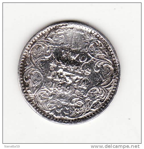 INDE - Two Annas - Victoria Empress - 1891 ARGENT - Indien