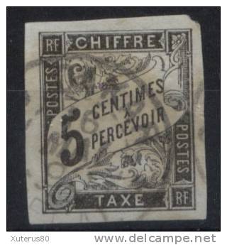 COLONIES GENERALES TAXE N° 5 Oblitéré DAKAR (SENEGAL) - Strafportzegels