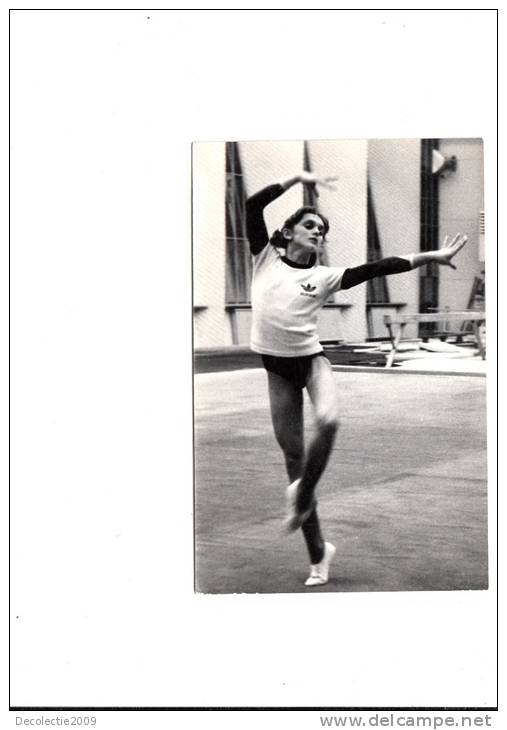 Zs20288 Real Photo Romania Olympic Team Montreal Gymnastique  1976 Not Used Perfect Shape - Gimnasia