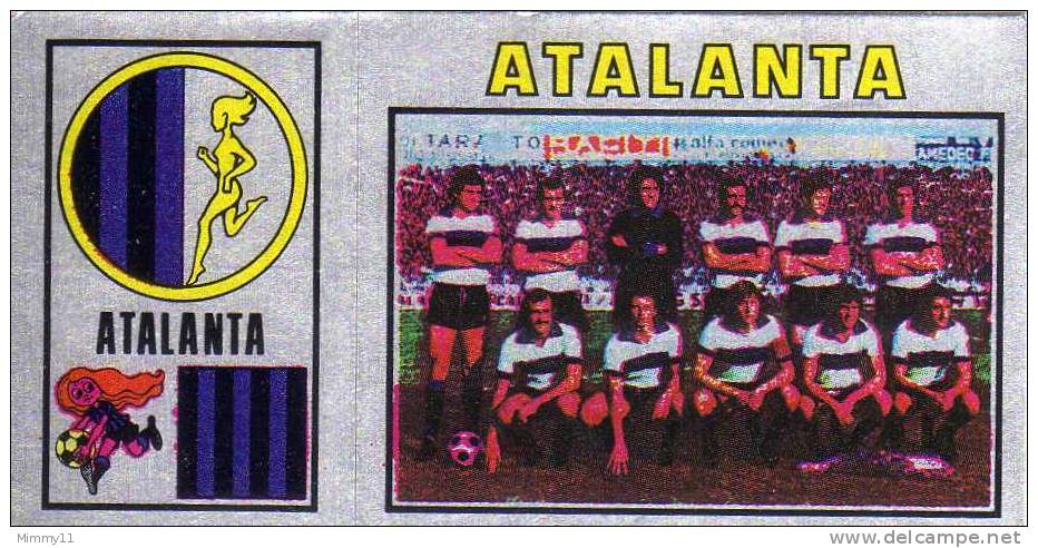 Figurine Panini 1974 /75... Scudetto Dell´ Atalanta - Edizione Italiana