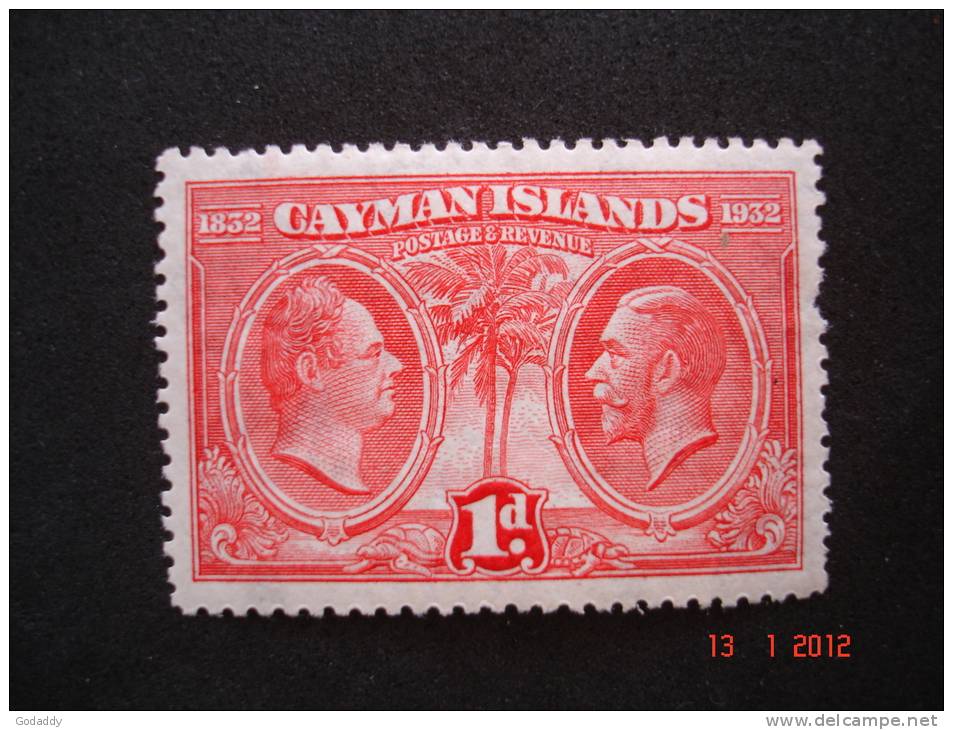 Cayman Is. 1932  K. George V  1d    SG86   MH - Cayman Islands