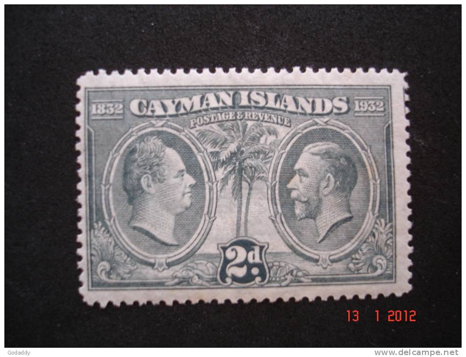Cayman Is. 1932  K. George V  2d    SG88   MH - Cayman (Isole)