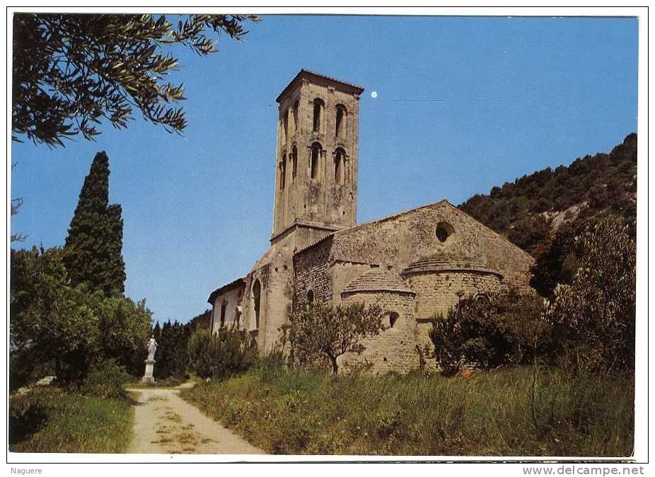 84  BEAUMES DE VENISE  -  CPM 1960 / 70  -  NOTRE DAME D AUBUNE  -  CHAPELLE ROMANE  -  MONT MIRAIL - Beaumes De Venise
