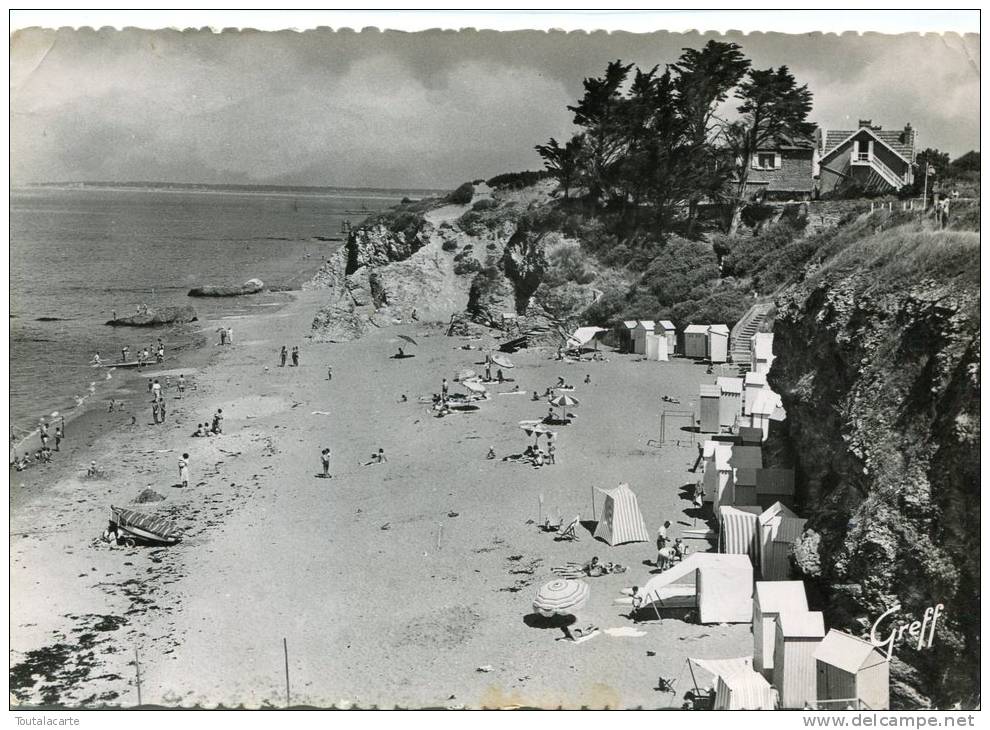 CPSM 44 ST MICHEL CHEFCHEF LA PLAGE 1953 - Saint-Michel-Chef-Chef