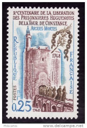 FRANCE  1968  - Y&T   1566  -  Aigues-mortes    - NEUF** - Nuovi