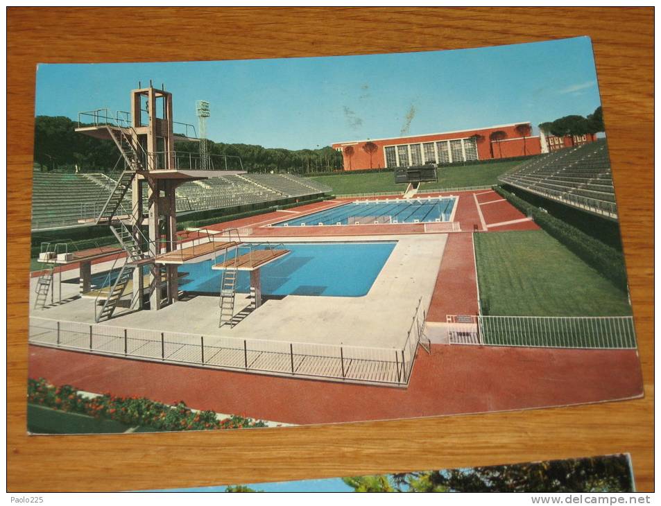 ROMA 1960  FORO ITALICO STADIO DEL NUOTO COLORI VG                                         Dai Un´occhiata! - Stades & Structures Sportives